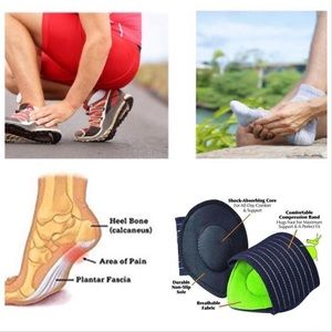 Plantar Fasciitis Insert Foot Pain Relief Pad 1 PC